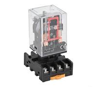 Relay, Miniature Electromagnetic MK2P-I, 10A 250V 8-Pin with PF083A Socket for Industrial Automation Professional Electrical Engineers(DC12V)