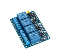 Relay Module 4 Channel Dc 5v with Optocoupler, High or Low Level Trigger Expansion Control Board Compatible with Pi Arduino R3 MEGA 1280 DSP ARM PIC AVR TTL Logic STM32 Project 1PC