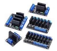 Relay Module Solid State High Level 5V 12V 24V DC 1 2 4 8 Channel SSR for ARDUINO G3MB-202P AVR DSP(12v High Level,8 Channel)