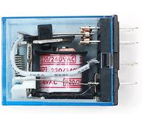 Relay MY2P HH52P MY2NJ Coil General DPDT Micro Mini Electromagnetic Switch with LED AC 110V 220V DC12V 24V(AC 220V)