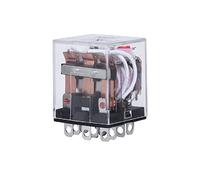 Relay Silver Point LY3NJ Small Intermediate Relay 11pin 10A high Power 220V 24V 12V AC DC hh63p 3Z(With Socket,LY3NJ 3Z AC6V)