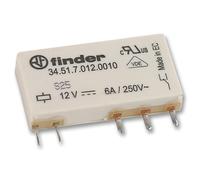 RELAY, SPCO, 6A, 12VDC 34.51.7.012.0010 (FINDER) Qty X 1