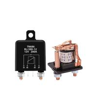 Relay Starting relay 200A 120A 100A 12V 24V Power Automotive Heavy Current Start relay Car relay Truck electronic starter CZAOINCU(200A,12V)