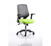 Relay Task Operator Chair Swizzle Colour Silver Back With A