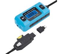 Relay Tester - ABS11x4.5x3cm, Alternator Checker | Fuse Checker, Automobile Current Tester For Car Electrical System, 0.01A-19.99A Measurement, Fuse And Alternator Testing, Portable Automotive Tool