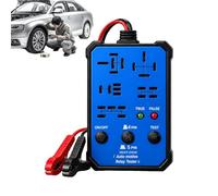 Relay Tester Tool - Indicator Light Diagnostic Device for Circuit Testing | High Precision Electronic Circuit Board with Plug Connectors, Analysis Tool for Automotive Troubleshooting, 4.53x2.83x1.02in