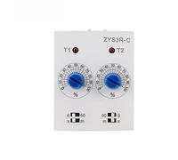 Relay Timer ZYS3R Infinite Power-On Dual-Control Dual-Cycle Delay Time ST3PR 1S10S30M60M 1Pcs(ZYS3R C AC220V)