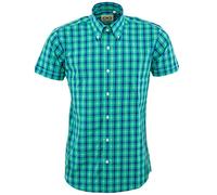 Relco Mens Checked Shirts Size 3X Large (Green Check)