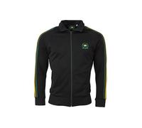 Relco Mens Jamaica Track Top (UK, Alpha, L, Regular, Regular, Black)