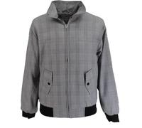 Relco Mens Prince of Wales Harrington Jacket (UK, Alpha, XS, Regular, Regular, Prince Of Wales)