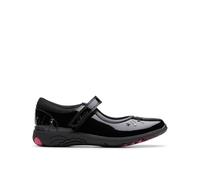 Clarks Girl's Relda Wish K Girls School Shoes - Black - Size: 8/F (Standard)