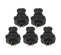 RELDAXSBH Aviation Plug Connector E7 IP67 Snap In Locking 4 Pin Aviation Connector for Electric Appliance, Outdoor LED Light, Solar System and Industrial Equipment