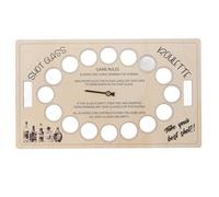 RELDAXSBH Drinking Game Board, Adult Rotating Drinking Table Game, 45cm Wooden Party Board with Smooth for Bar Nights, Friends Gatherings and Holiday Celebrations, Premium Boxwo