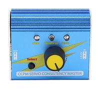 RELDAXSBH ESC Servo Tester, CCPM Servo Consistency Master with 3 - Gear Indicator Light for RC Airplane, 3 - Mode Servo and ESC Tester with Manual Neutral Automatic Window Wiper
