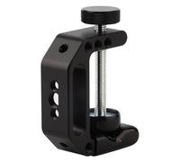 RELDAXSBH Multi Function C Type Clamp Clip Mount Holder Bracket, Light Stand Clamp for Camera, Photography Accessory with 1/4in & 3/8in Thread Holes, Sturdy Metal Construction for Desktop or