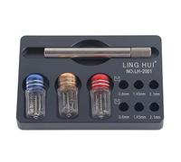 RELDAXSBH Professional Watch Hands Remover Tool, Watchmaker's Hand Removal Lever, Precision Metal Watch Hands Lifting Tool with Multiple Collets and Remover Heads for Safe Dial -