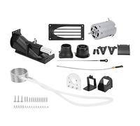 RELDAXSBH RC Boat Propeller Set, Remote Control Propeller for 540 Brushed Motor, Large Diameter High Thrust Propeller with Metal Radiating Tube, Professional RC Boat Accessory for 1/10 1/8 S