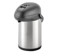 Reldor 5L Airpot - Stainless Steel Insulated Vacuum Thermal Flask Jug, Flasks for Hot & Cold Drinks, Soup, Tea, Coffee - Insulated Travel Jugs with Safety Lock, Wide Mouth, Easy Dispense
