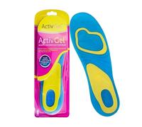 Reldor Every Day Insoles for Women Men Gel Insoles Orthotics Feet Cushion Relieve Foot Pain Plantar Fasciitis Fatigue Comfort, Shock Absorption Insoles for Working All Day (Women UK Size 5-8)