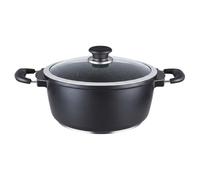 Reldor Stock Pot 20 cm, Non Stick Cooking Pot with Glass Lid, Aluminum Saucepan Casserole Pot, Ceramic Coating, Induction & Oven Safe, Heavy Duty & Easy to Clean