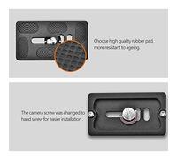 Release Board, Arrow Storage Case Plate with 1/4inch Screw Mount for Tripod Ball Head SLR Camera, Light Weight Aluminum Alloy, Compatible with Many International Camera Clamping (PU70)