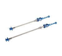 Release Skewer Titanium Alloy Quick Release Lever Bicycle Axle Mtb Front Rear Wheel Skewer Clamp Bike Hub Shaft Mount Draw Quick Release Skewer(1 pair blue)
