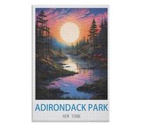 Release Stress and Solve Problems，Adirondack Park New York，Adults 1000 Piece Jigsaw Puzzle- Christmas，70x50，paper puzzle，AA-748
