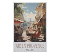 Release Stress and Solve Problems，Aix En Provence France，Adults 1000 Piece Jigsaw Puzzle- Christmas，70x50，paper puzzle，AA-1448