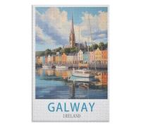 Release Stress and Solve Problems,Galway Ireland,Adults 1000 Piece Jigsaw Puzzle- Christmas,70x50,paper puzzle,AA-1248