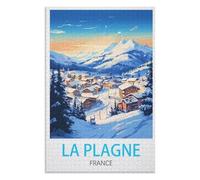 Release Stress and Solve Problems,La Plagne France,Adults 1000 Piece Jigsaw Puzzle- Christmas,75x50,wooden puzzle ,AA-288