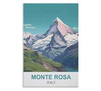 Release Stress and Solve Problems,Monte Rosa Italy,Adults 1000 Piece Jigsaw Puzzle- Christmas,75x50,wooden puzzle ,AA-1168