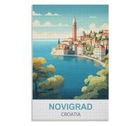 Release Stress and Solve Problems,Novigrad Croatia,Adults 1000 Piece Jigsaw Puzzle- Christmas,70x50,paper puzzle,AA-1068