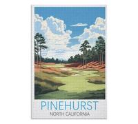 Release Stress and Solve Problems,Pinehurst North California,Adults 1000 Piece Jigsaw Puzzle- Christmas,75x50,wooden puzzle ,AA-408