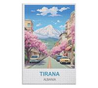 Release Stress and Solve Problems,Tirana Albania,Adults 1000 Piece Jigsaw Puzzle- Christmas,75x50,wooden puzzle ,AA-1408