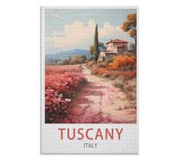 Release Stress and Solve Problems,Tuscany Italy,Adults 1000 Piece Jigsaw Puzzle- Christmas,38x26,paper puzzle,AA-1368