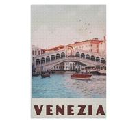 Release Stress and Solve Problems,Venezia,Adults 1000 Piece Jigsaw Puzzle- Christmas,52x38,paper puzzle ,AA-468
