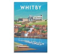 Release Stress and Solve Problems，Whitby North Yorkshire England，Adults 1000 Piece Jigsaw Puzzle- Christmas，52x38，paper puzzle ，AA-508