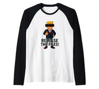 Release The Files, Redacted President, Criminal Justice Raglan Baseball Tee