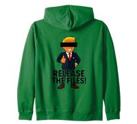 Release the Files, Redacted President, Criminal Justice Zip Hoodie
