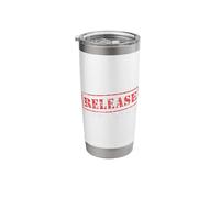 Release The Files Stamp Distressed American Politics Stainless Steel Insulated Tumbler
