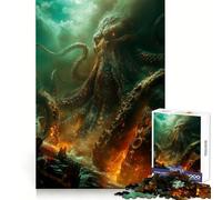 Release The Kraken 1000 Pieces Jigsaw Puzzles for Teenagers Logic Train Toy Quiet Fun Smooth Cut Lovely Gift (38x52cm)
