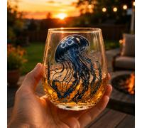 Release the Kraken Glass,Kraken Rum Glass,Sea Legend Pirate-Bar Whiskey Wineglass,Embossed Octopus Sea Monster Whiskey Tumbler for KrakenRum,ScotchBourbon Cocktail,Nautical Home Bar Decor Mens Gift