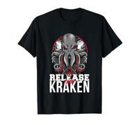 Release The Kraken Mythology Sea Monster Funny Design T-Shirt