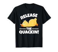 Release The Quackin Funny Duck Lover Men Women T-Shirt