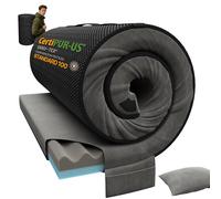 Releep 3 Inch Queen Dual-Sided Memory Foam Camping Mattress, Waterproof Camping Sleeping Pad with Portable Pillow & Carry Bag, Roll Up Cot Mattress Mat for Guest Bed/Car/Tent