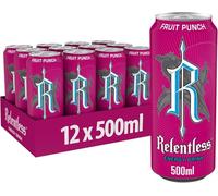 Relentless Fruit Punch Energy Drink, 500ml, Pack of 12