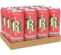 Relentless Guava Energy Drink 500ml, Pack of 12