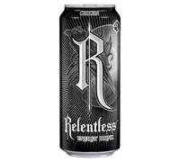 Relentless Origin Energy Drink, Black Can Design, 500ml, Pack of 12