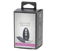 Fifty Shades of Grey Relentless Vibrations Remote Knicker Vibrator - Black Black