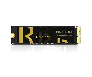 Reletech 512GB SSD NVMe M.2 Gen 3x4 Upgrade Solid State Drive for MacBook Air(Mid 2013-2017) MacBook Pro (Retina, Late 2013 - Mid 2015) Mac Pro(2013)&Mini (2014),iMac(2013-2017) (P400M, 512GB)